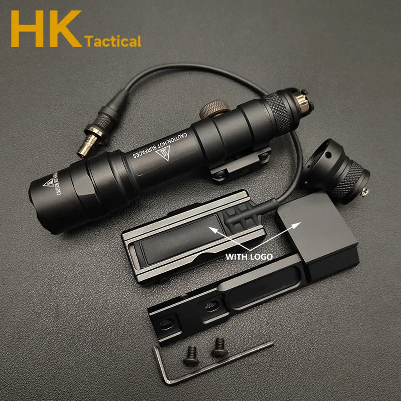 Linterna táctica SF M300 M300B M600B, luz LED constante/momentaria para explorador de caza con Base compensada de Panel de bolsillo Mlok/20MM - imagen 3