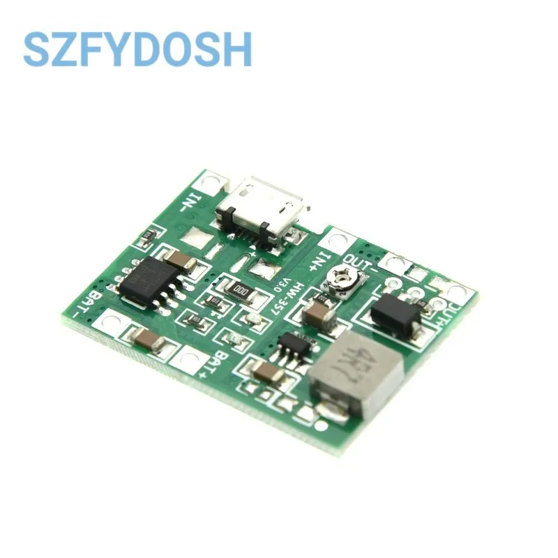 Nuevo multímetro 3,7 V 4,2 V litros 9V 5V batería de litio 18650 modificada carga Boost descarga módulo ajustable integrado 2A - imagen 3