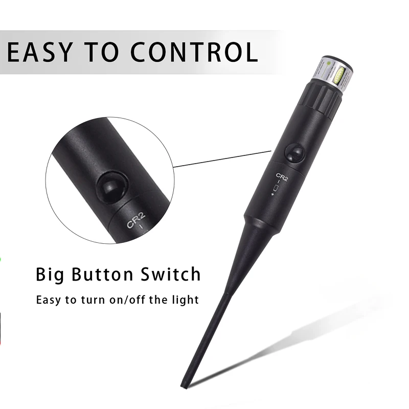 Mira láser de punto rojo mejorada. 177.22 12GA dispositivo estable puntero colimador Universal Boresighter 9 adaptadores cargador - imagen 5