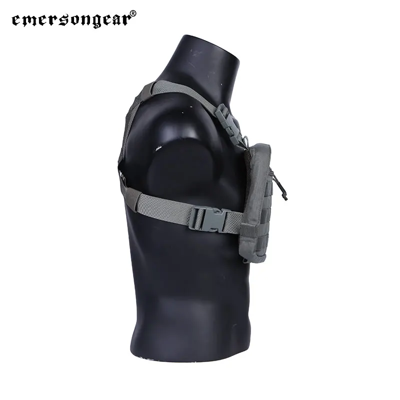 Emersongear-Bolso táctico de nailon para el pecho, bolsa MOLLE para revistas, repelente al agua, para caza al aire libre, Airsoft - imagen 2