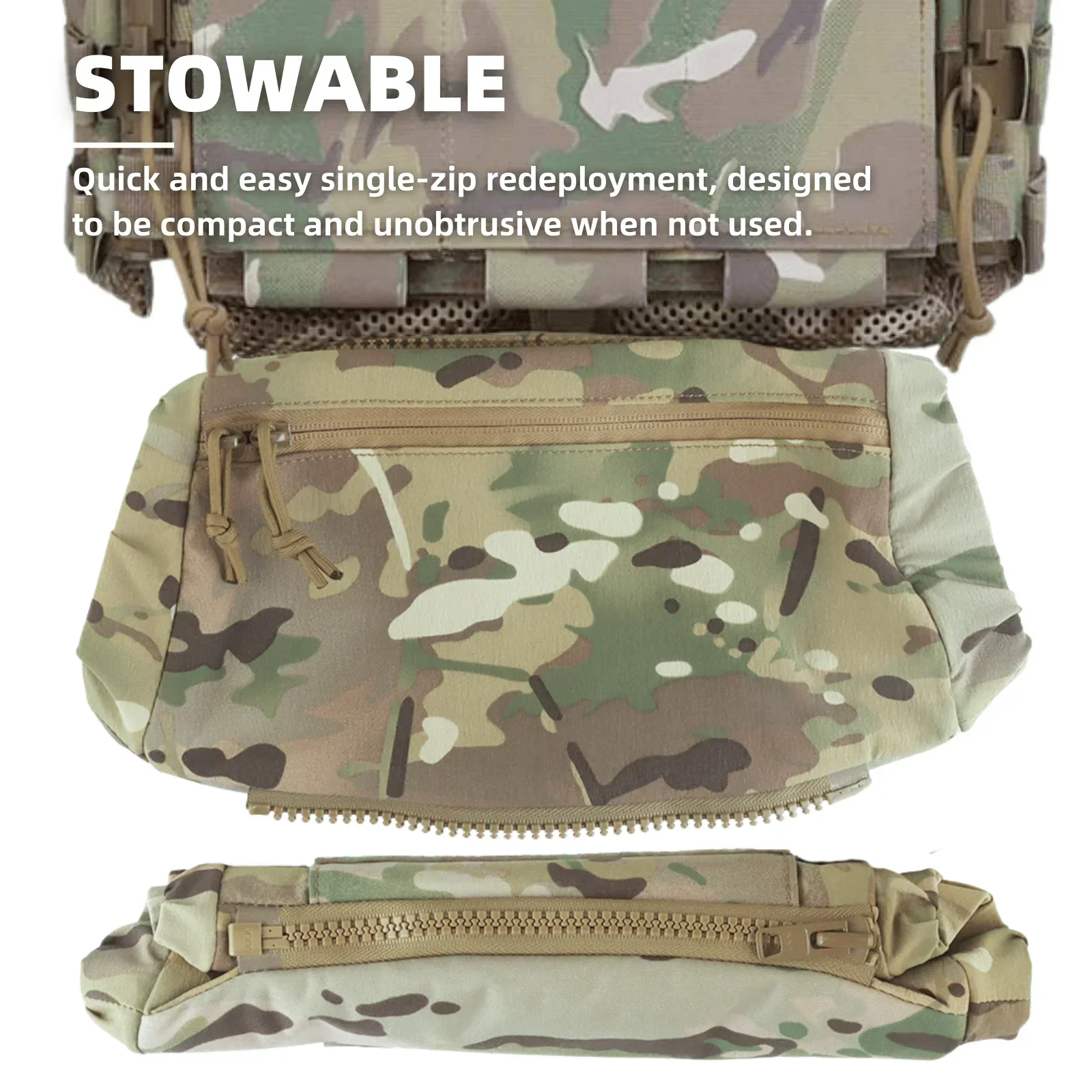 DropPouch-bolsa calentadora de manos, riñonera desmontable para invierno, equipo de caza Airsoft al aire libre, Camping, senderismo, fútbol, pesca - imagen 4