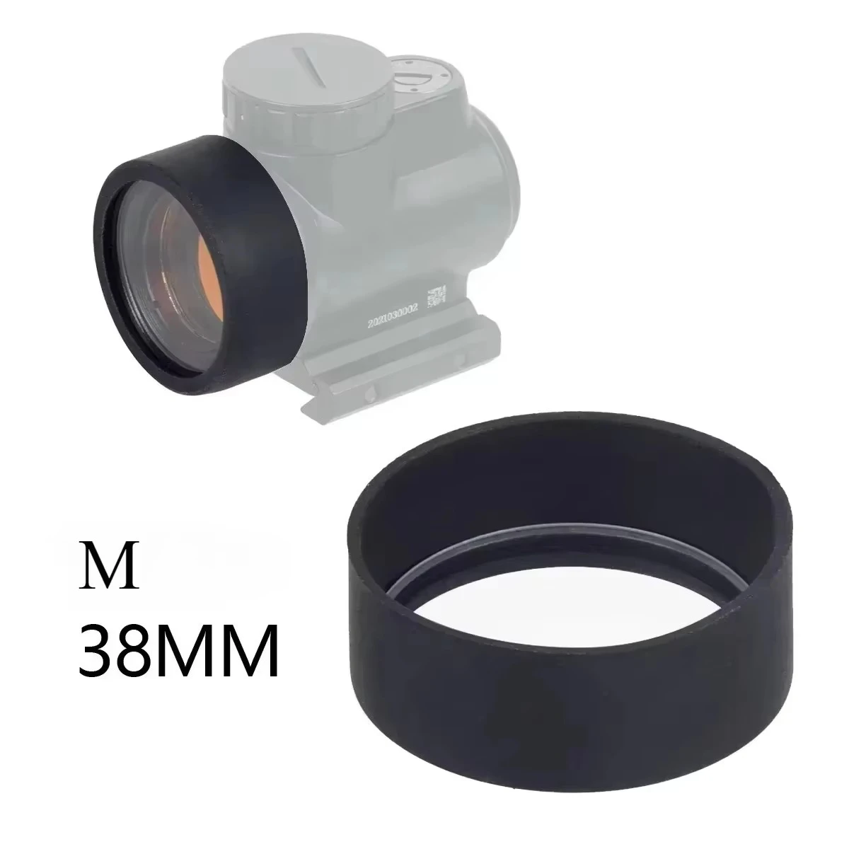 Protector de Lente Goma para Miras Punto Rojo SF M300/M600/X300/X400 - imagen 2