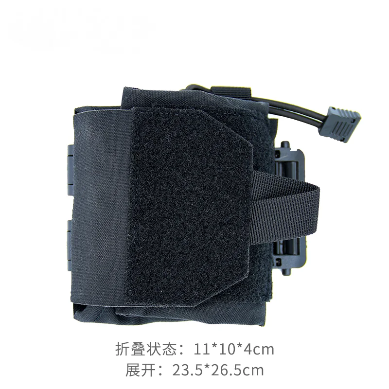 Bolsa de recuperación de revistas plegable, bolsa de almacenamiento táctica fácil de llevar al aire libre, chaleco Compatible con paquete de sistema Molle - imagen 4