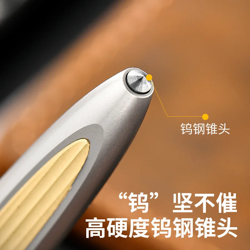 Pluma táctica multifuncional de aleación de titanio, pluma de firma comercial al aire libre - imagen 2