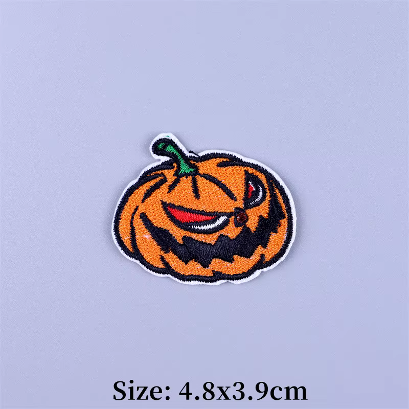 Parche termoadhesivo Halloween para ropa – Payaso fantasma calabaza - imagen 5