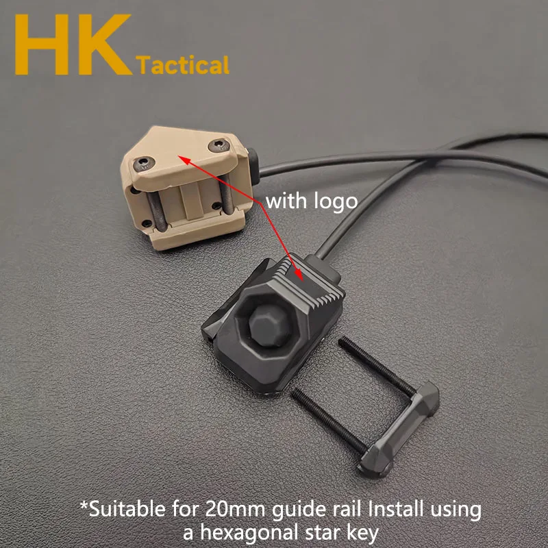 Interruptor de presión remoto táctico AXON 2,5/3,5/SF para M600 M300 DBAL PEQ15 interruptor de luz de explorador láser apto para accesorios de armas de 20MM - imagen 5