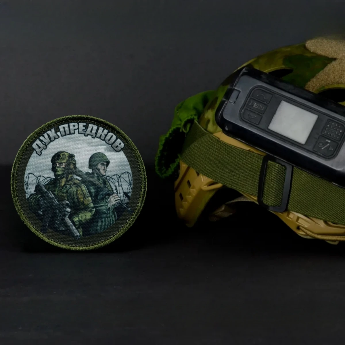 Parche de bucle de gancho impreso "el espíritu de los abuelos", insignia de moral táctica, parches de brazalete militar, pegatina de mochila - imagen 3