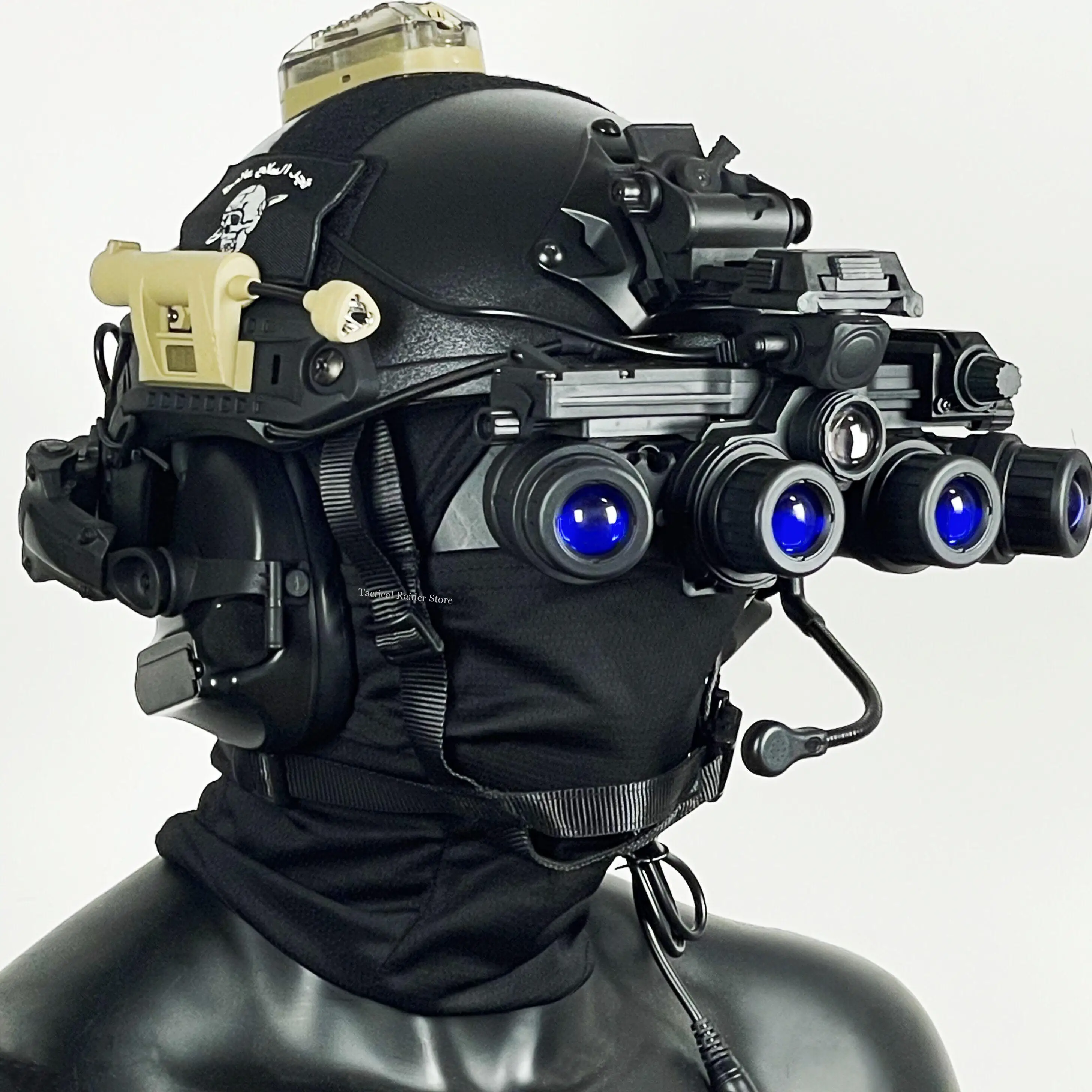 Casco táctico con visión nocturna para airsoft y recreación - imagen 4