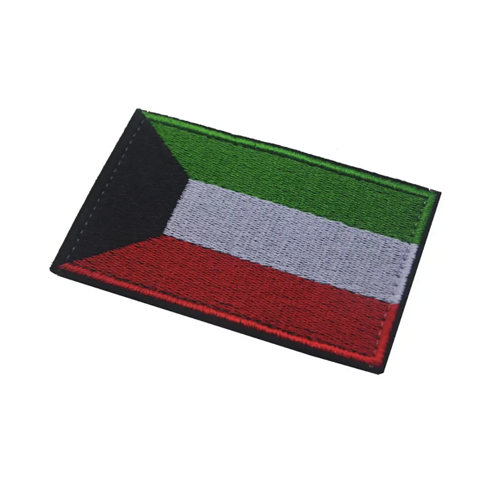 Parche bordado de la bandera de Arabia Saudita, India, Omán, brazalete, insignia de moral, parches en la ropa, apliques de pegatinas - imagen 4