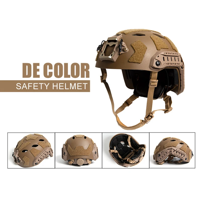 FMA versión actualizada caza táctica FAST SF ángulo recto orificio de ventilación casco seguridad montar ángulo recto hebilla de perilla ajustable - imagen 2