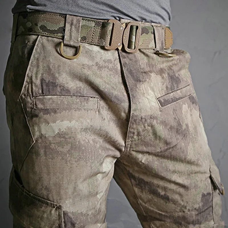 Emersongear pantalones de entrenamiento táctico Gen 3 pantalones Cargo de combate para hombre deportes al aire libre Airsoft caza Camping senderismo ciclismo AT - imagen 3