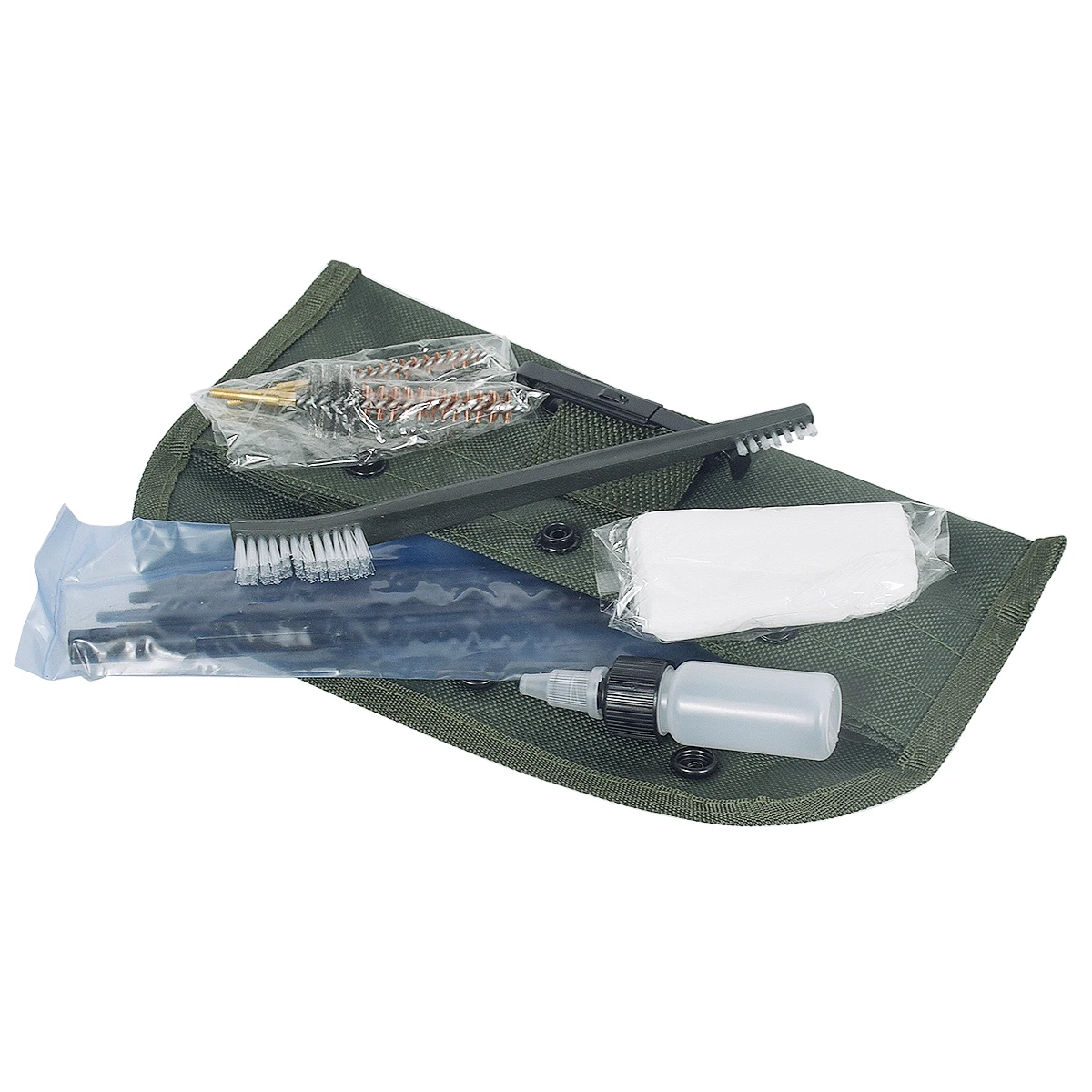 Kit de limpieza de pistola táctica AR15 M16 Universal con cepillo de varilla de lata de aceite, herramienta profesional de limpieza de arma de fuego de Rifle de caza - imagen 2