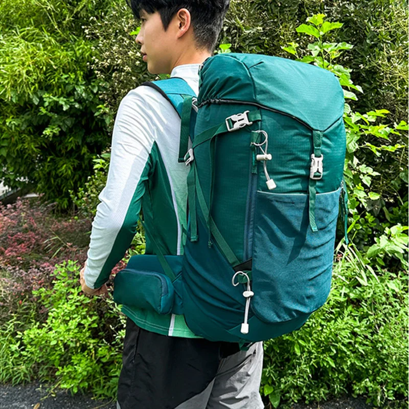 Mochila de acampada de gran capacidad para hombre y mujer, bolso de hombro para escalada, Trekking, senderismo, montañismo, impermeable, paquete de viaje al aire libre - imagen 3