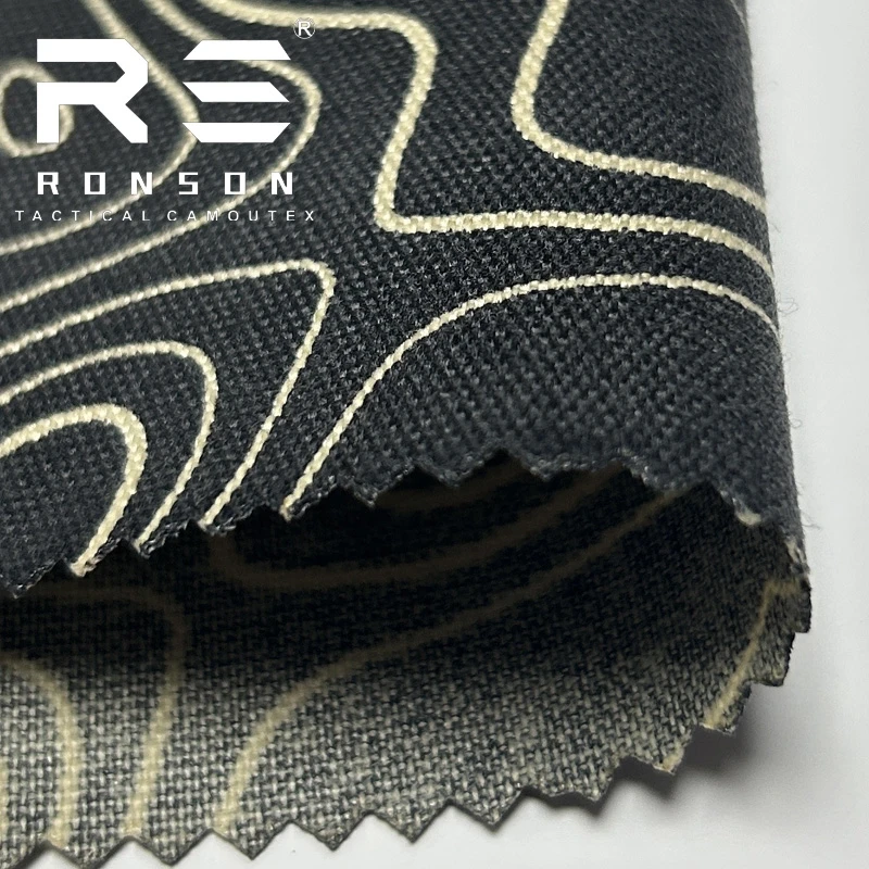 Tela de camuflaje para terreno, tela de nailon 500D, impermeable, resistente a la abrasión, chaleco táctico artesanal, color negro/verde - imagen 4