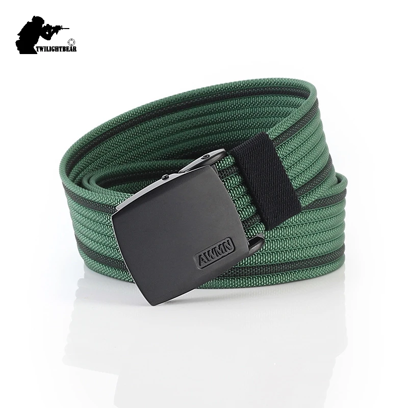 Cinturón informal de nailon Real para hombre y mujer, cinturón tejido Unisex, ligero, más fuerte, a la moda, AF2655 - imagen 3