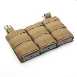 Chaleco táctico Triple con panel MOLLE para portacargadores