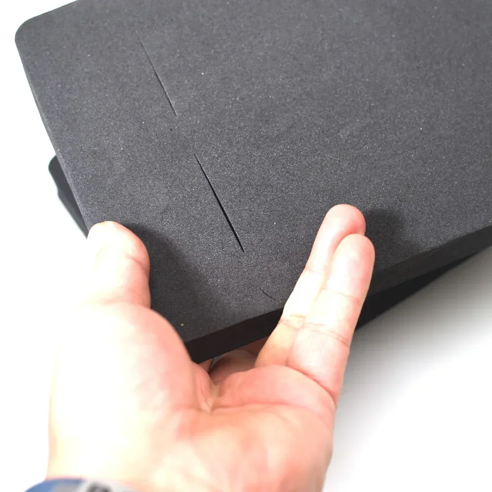 Conjunto de placa lateral de chaleco táctico JPC FPC, tablero lateral de forro de espuma de dos tamaños, negro, 1 par - imagen 3