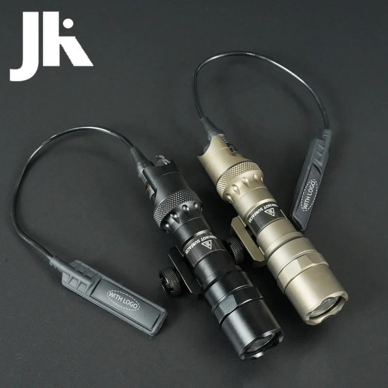 Linterna táctica Airsoft SF M300B M600B, luz blanca de caza con interruptor de doble función compatible con riel Picatinny de 21mm - imagen 3