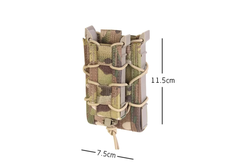 PEW TACTICAL HSGI STYLE TACO 9MM+5.56 MAG POUCH MOLLE TACTICAL DOBLE MAGAZINE POUCH - imagen 2