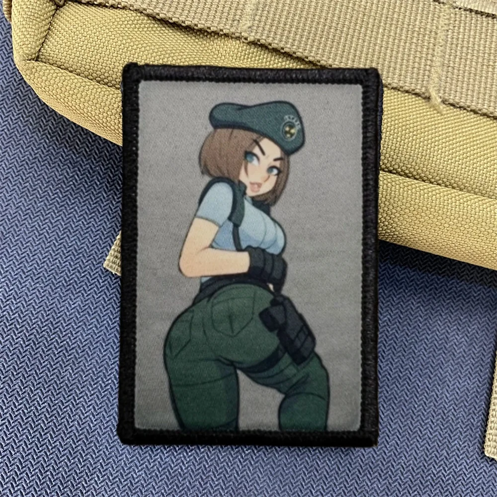 Insignia de moral táctica de San Valentín, parche de brazalete militar del ejército, emblema impreso de gancho y bucle, pegatina para casco de mochila - imagen 2