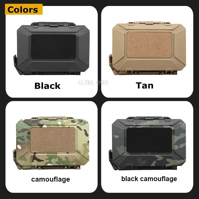 Funda táctica impermeable, fundas protectoras resistentes a impactos con doble esponja, equipo bloqueable a prueba de golpes, caja Molle - imagen 2