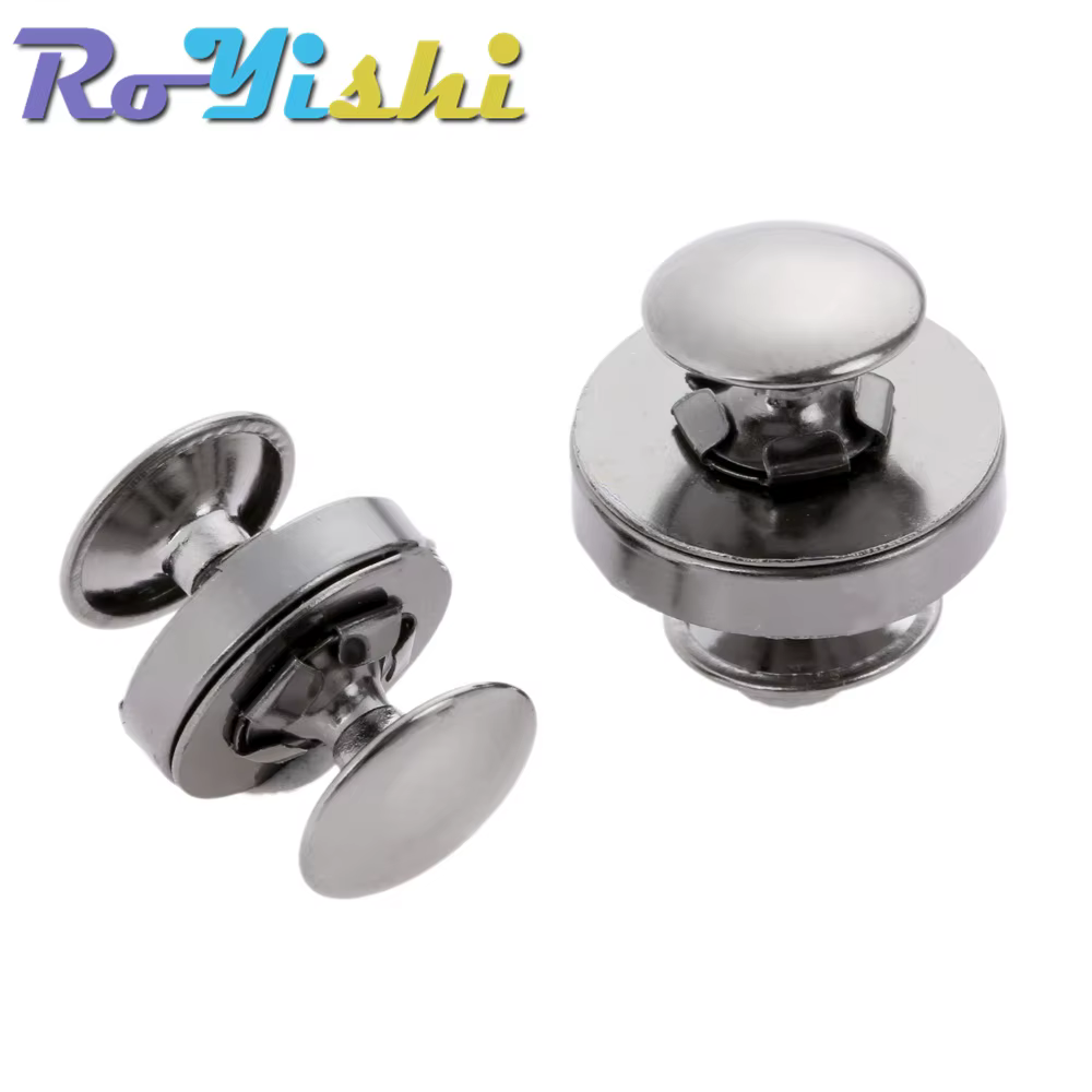Cierres magnéticos de presión con doble remache para DIY - imagen 4