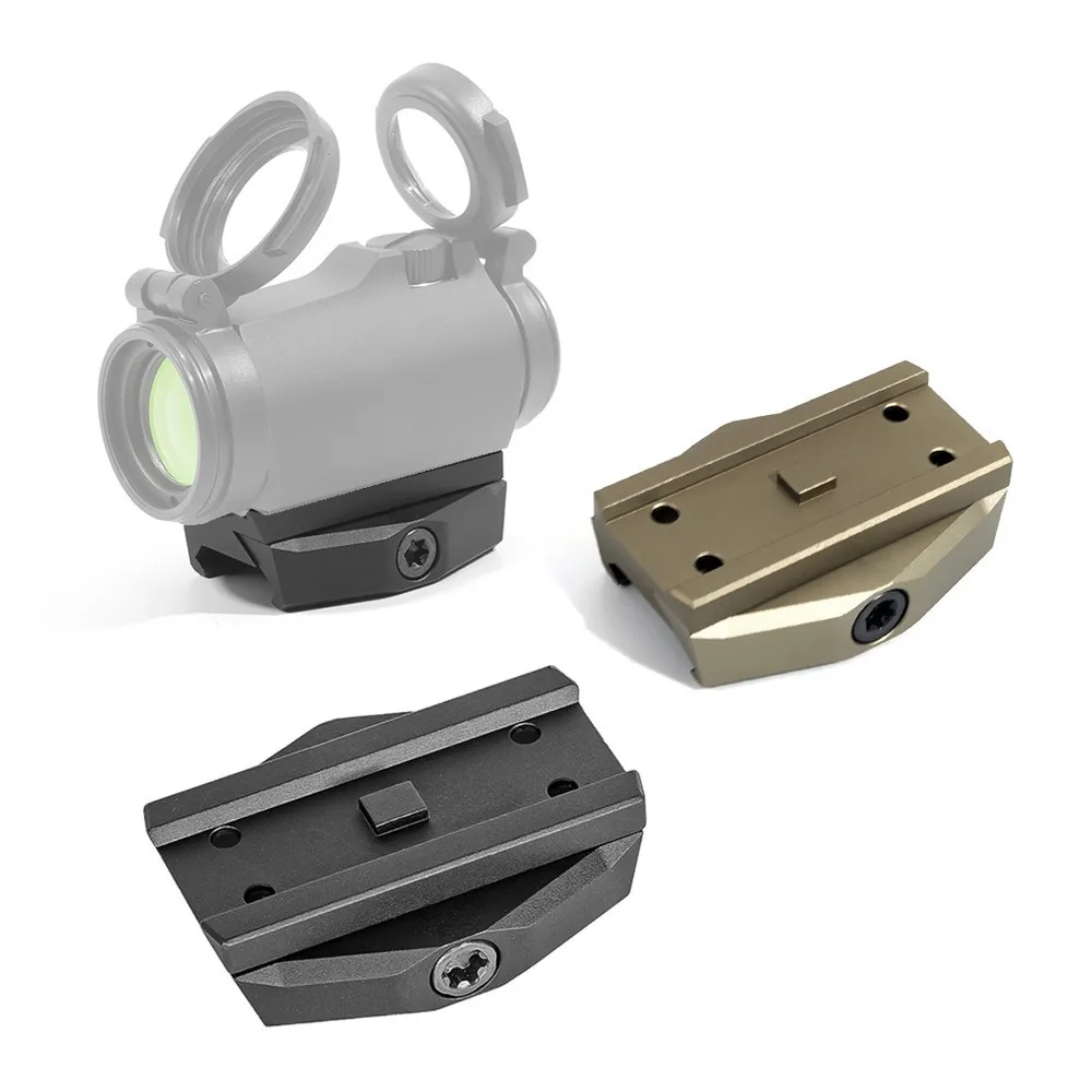 Ari Low Mount Optic Centerline 0,9" de altura para montaje solo combinado de lupa T2sight y 3X