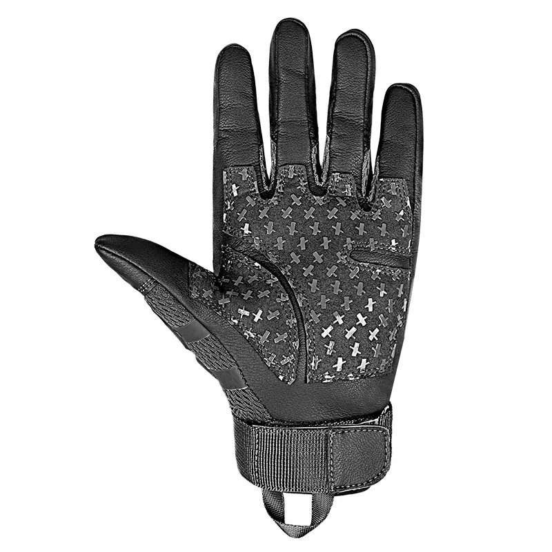 Guantes tácticos Airsoft guantes de tiro equipo de protección de combate hombres caza senderismo guantes antideslizantes de dedo completo - imagen 4