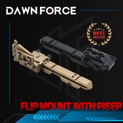 Sistema elevador de montaje abatible de Metal CNC, juegos de montaje abatible lateral de 0,41 "5/8" para lupa G33 G43 G45 3X 5X y mira holográfica Exps3