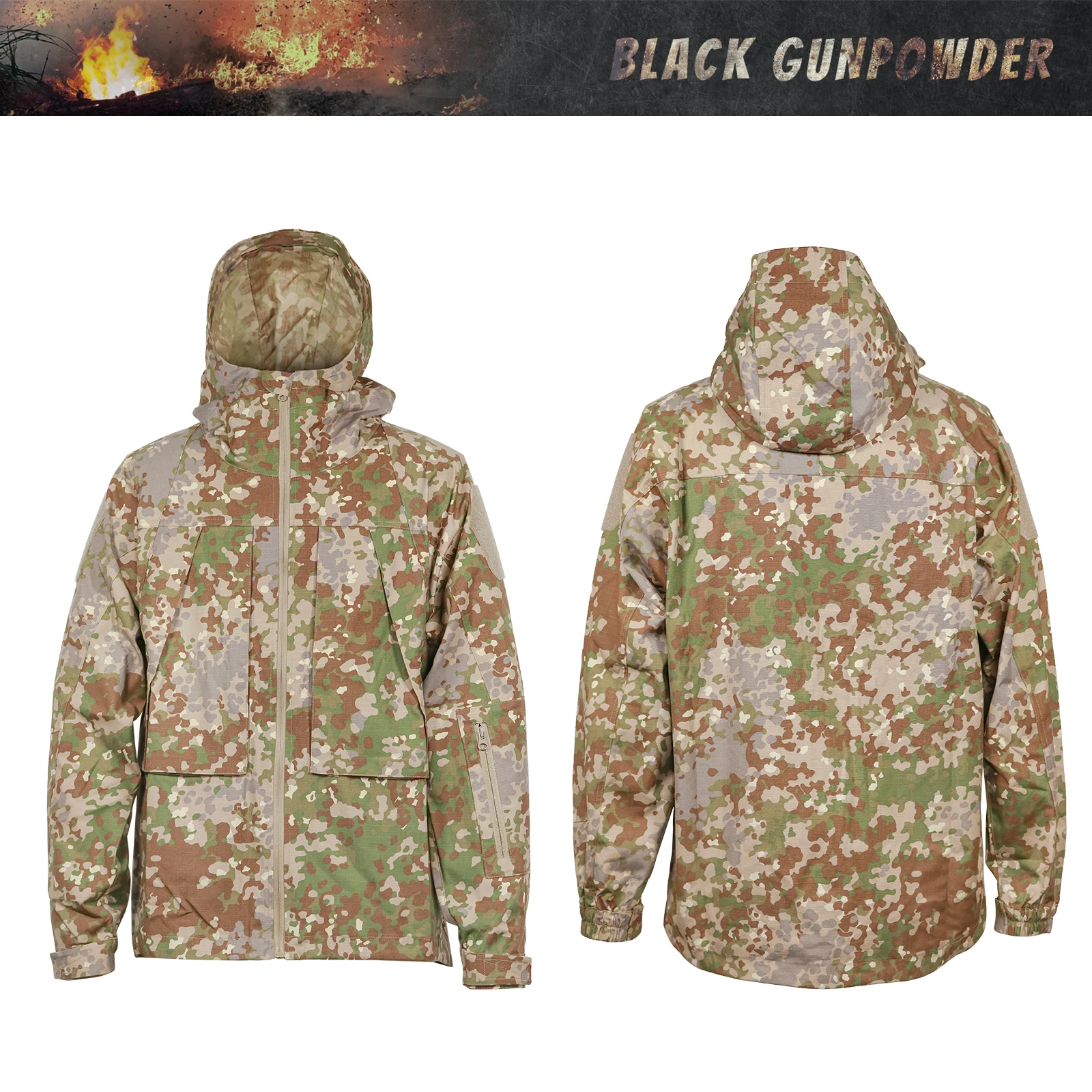 Bg-Chaqueta ligera DE camuflaje para todo terreno, cárdigan DE noche, Top - imagen 4