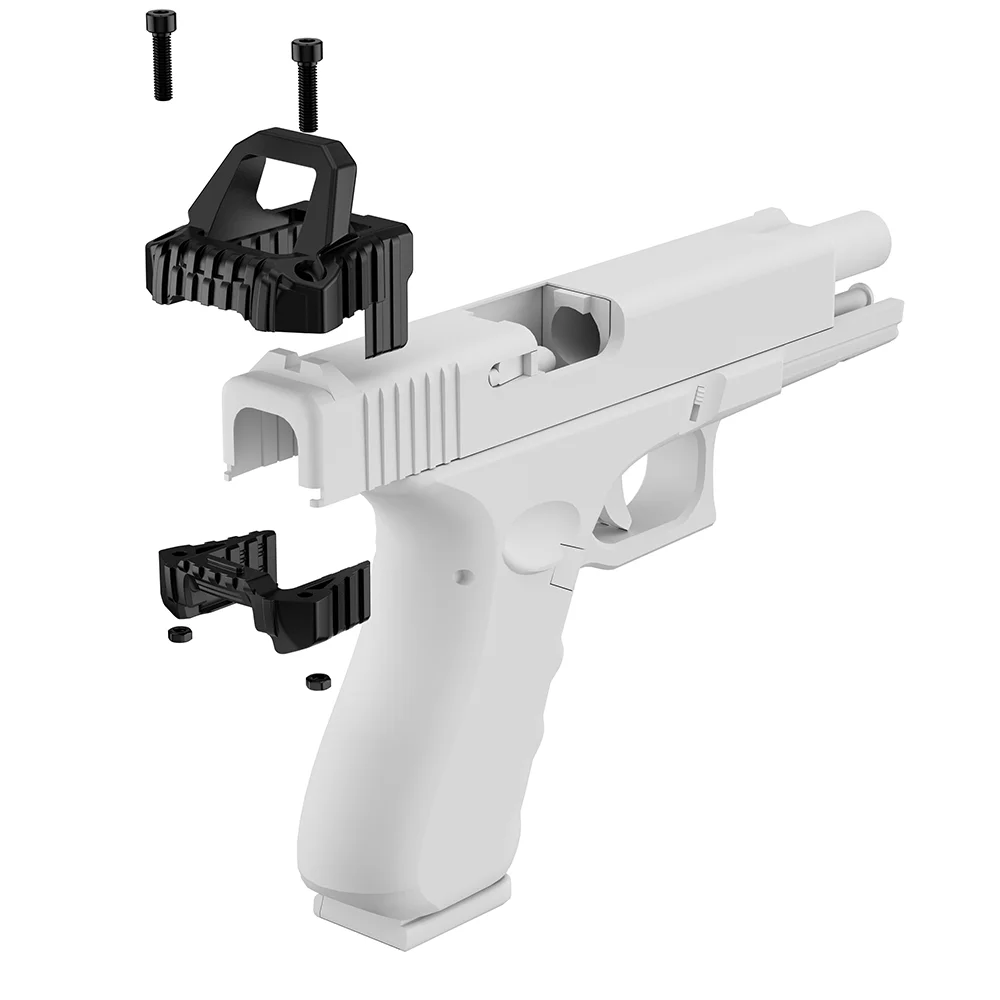 Cubierta táctica trasera con asa deslizante para pistola airsoft - imagen 5
