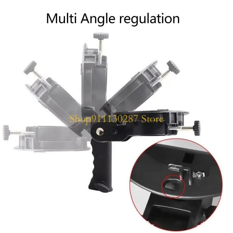 Adaptador soporte soporte flash universal J1HC con agarre manual ajustable para Speedlite Snoots Flash Softbox paraguas - imagen 5