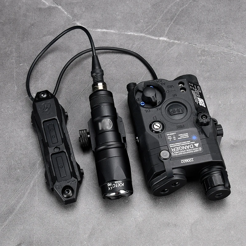 Kit láser táctico PEQ-15 rojo/verde con luz IR y linterna - imagen 3