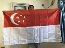 Bandera Sky Flag Singapur – Polipropileno resistente para exterior