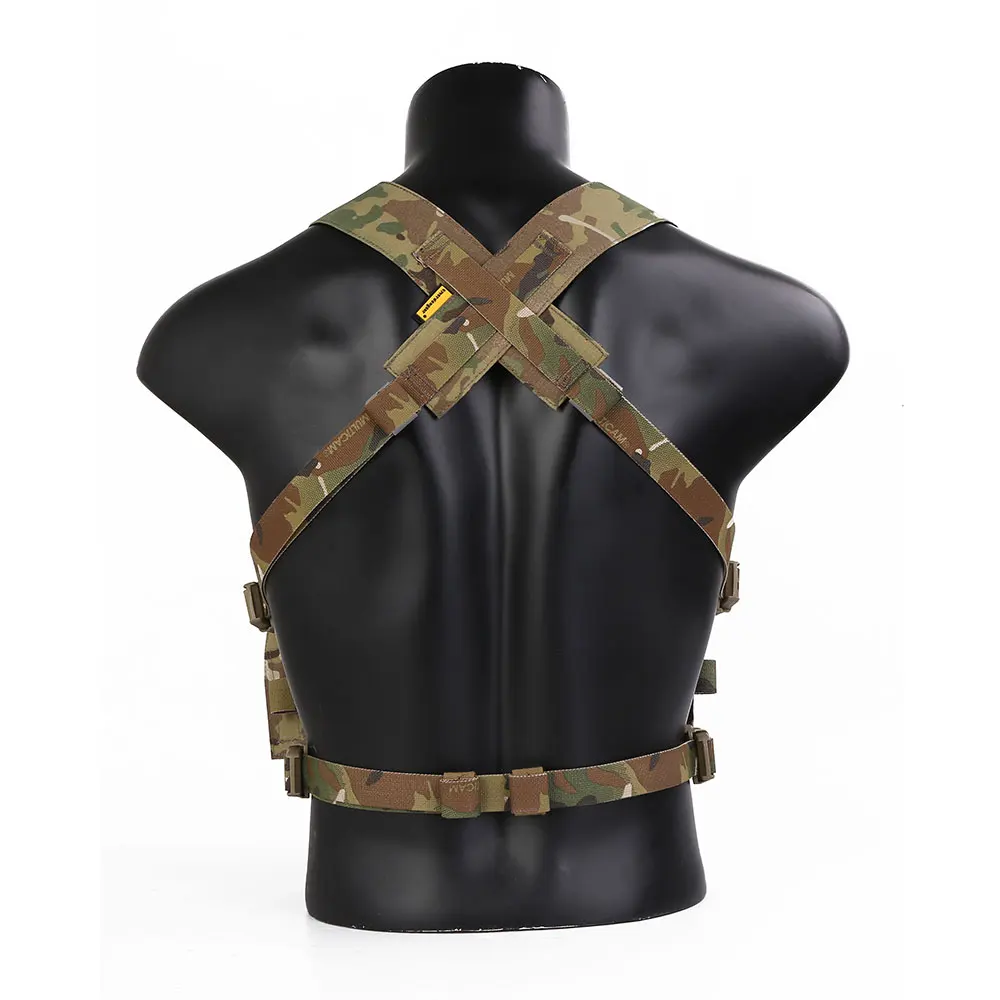 Emersongear D3CRM-Kit de arnés X para pecho, chaleco táctico, correa trasera para el pecho, sistema de transporte funcional, caza, combate, nailon EM7409 - imagen 4