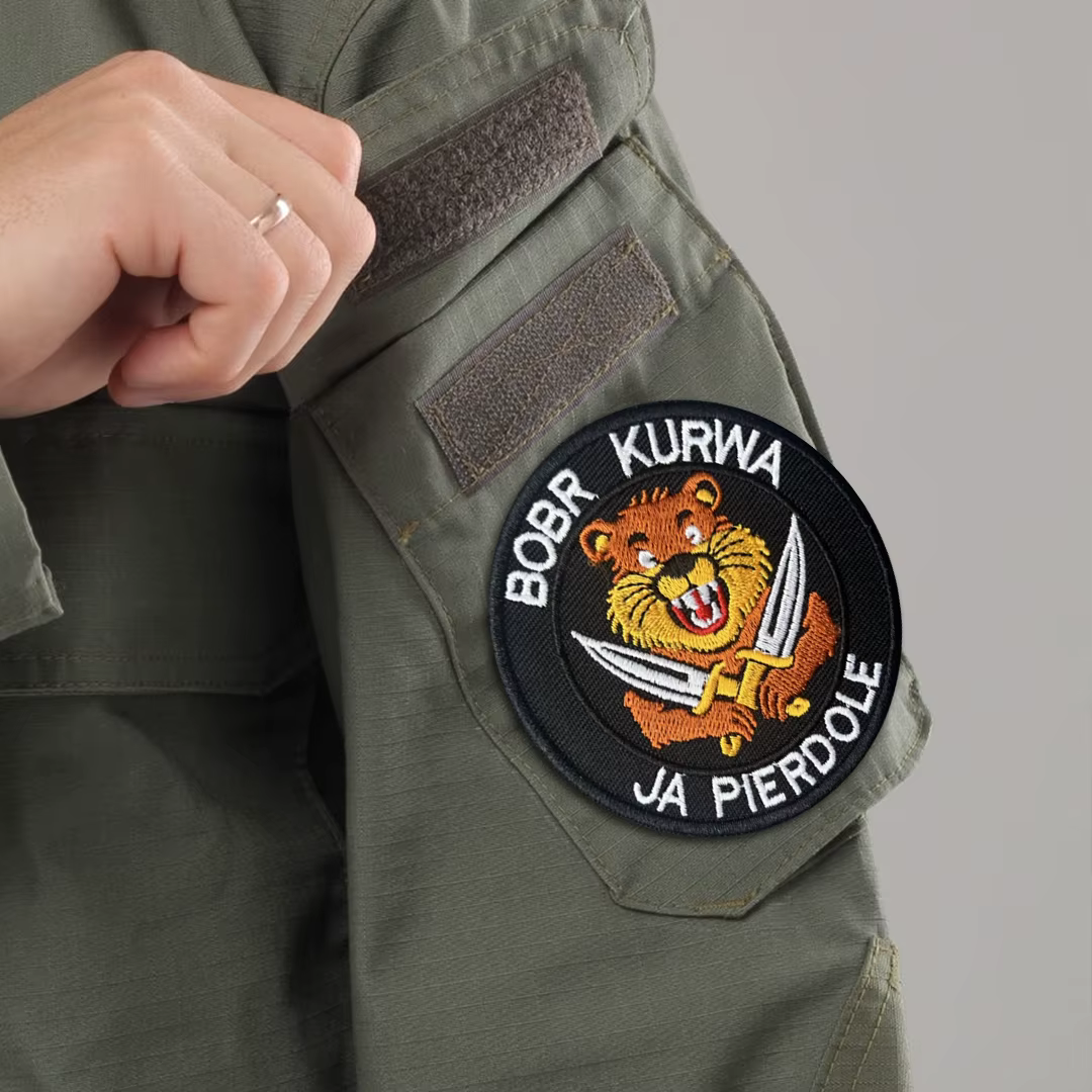 BOBR parche táctico bordado con velcro tipo chevron para MOLLE - imagen 5