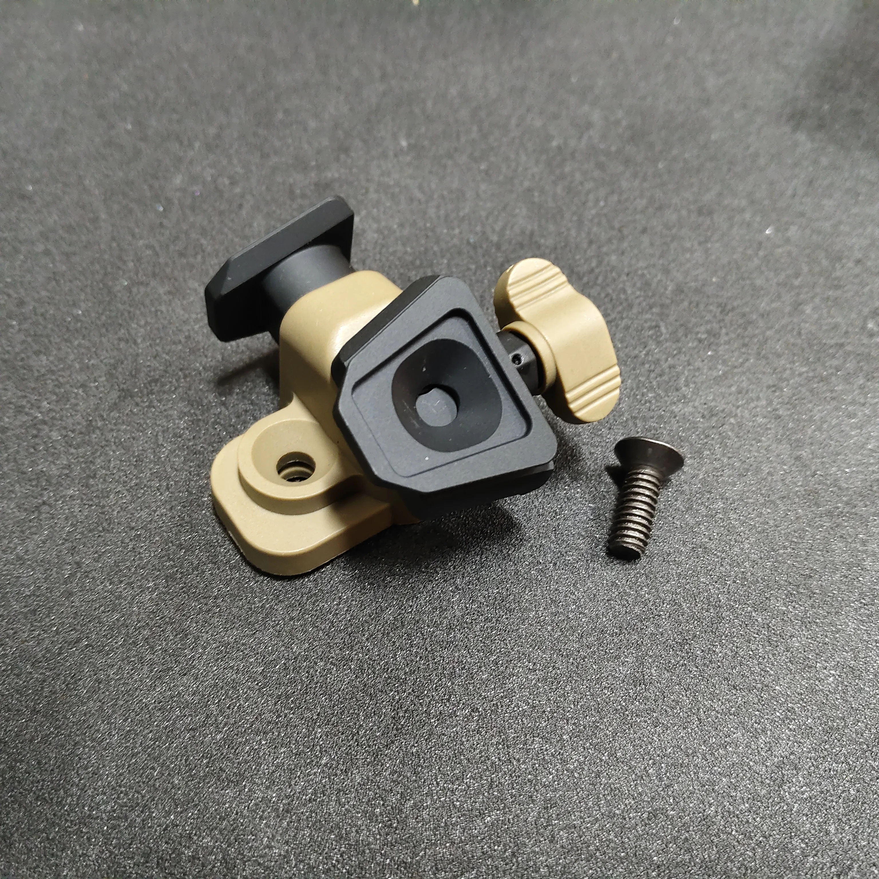 Adaptador táctico milano doble cola para casco NVG PVS-14 antivibración - imagen 3