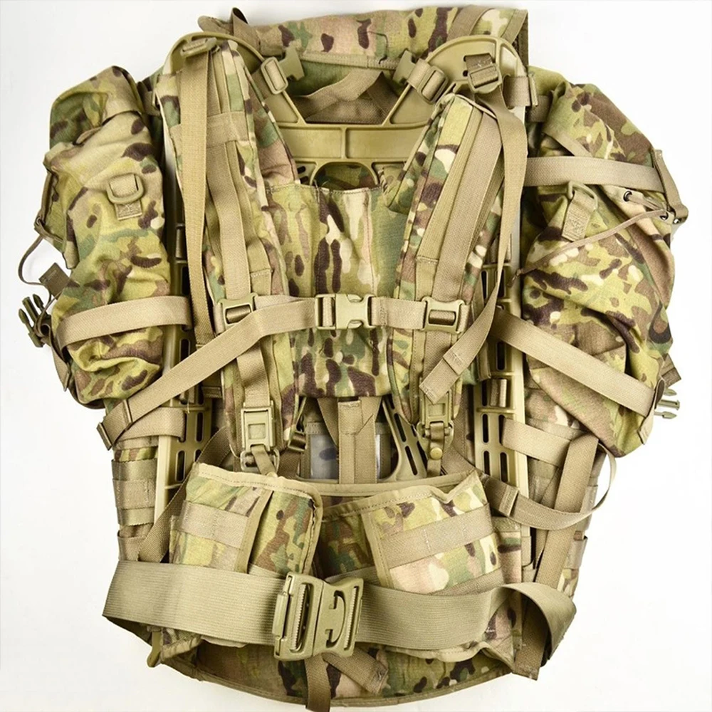 Bolsa de senderismo al aire libre estilo OCP MOLLE Bolsa principal de camuflaje de segunda generación Mochila grande de 75L - imagen 4