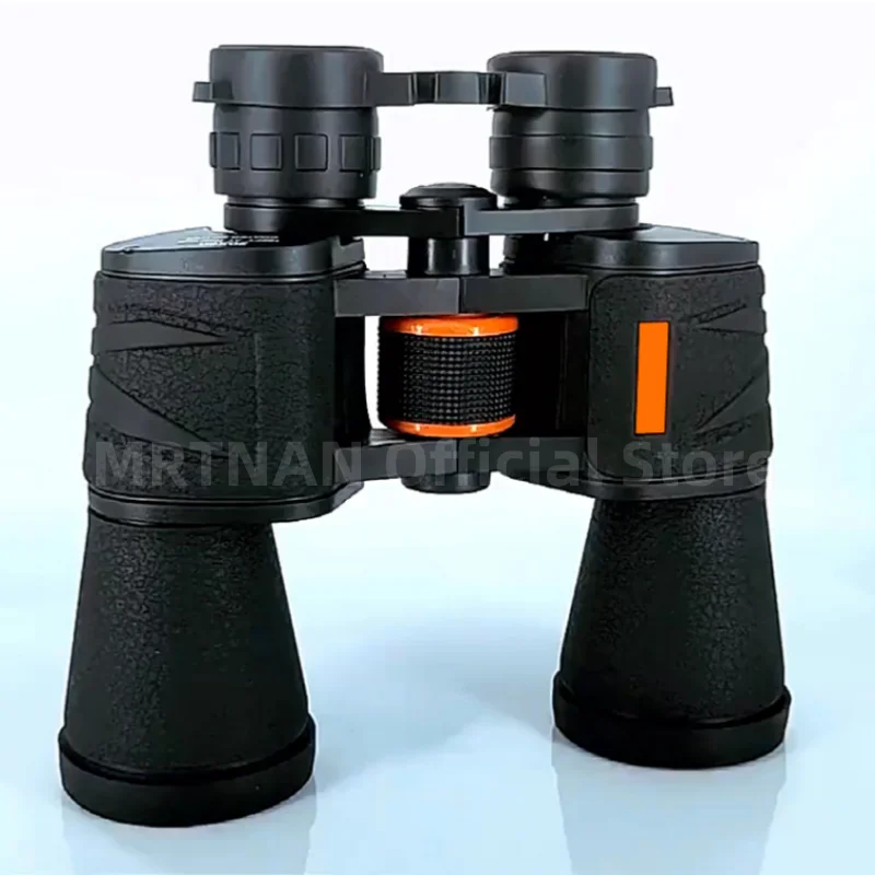 Binoculares profesionales de visión nocturna con poca luz, binoculares potentes de largo alcance, impermeables, equipo militar de caza y Camping, 20X50