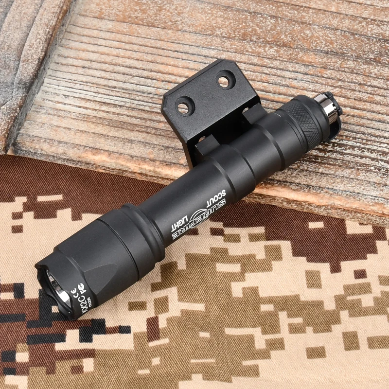 Linterna táctica con arma de caza, accesorio Airsoft Scout, compatible con Mlok Keymod, montaje en compensación de riel, M600C, M300A, M300, M600 - imagen 3