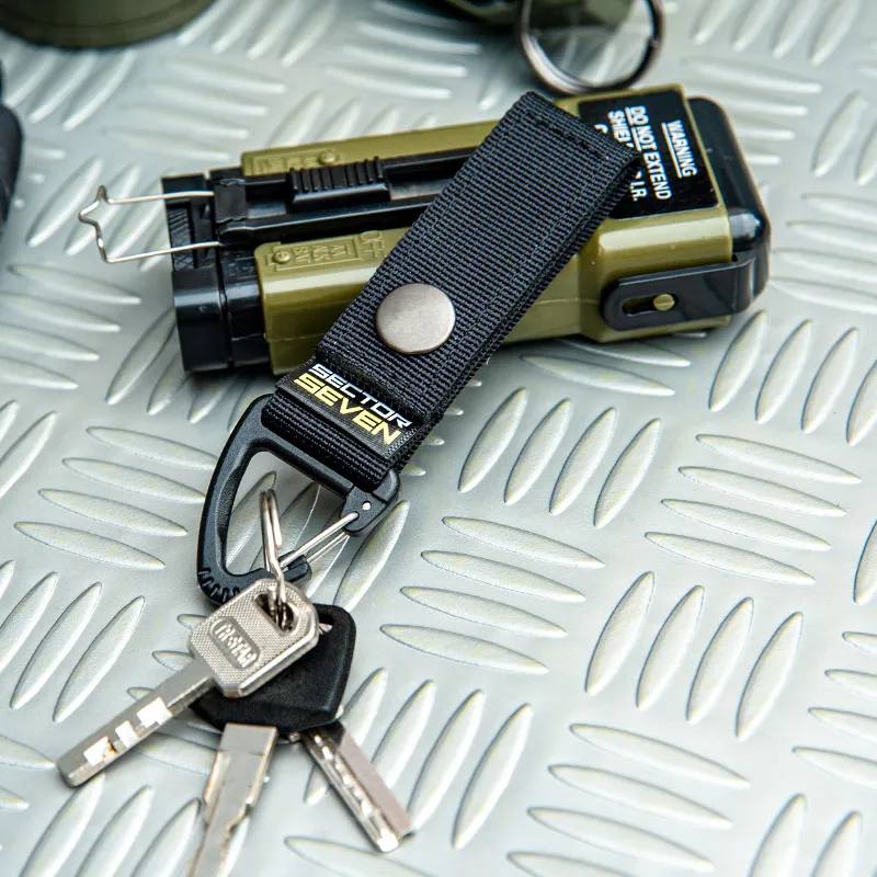 UTX-Correa triangular multiusos para colgar, cinturón de nailon, gancho rápido de un solo punto, llavero de supervivencia al aire libre, herramientas EDC - imagen 4