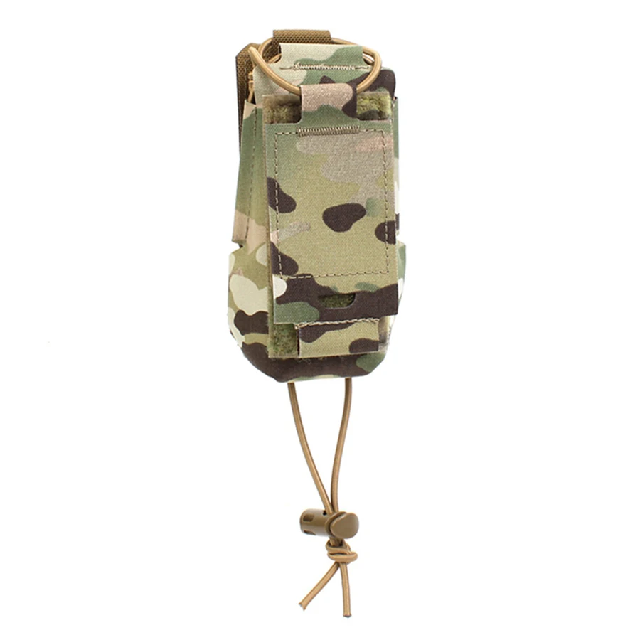 Bolsa de Radio táctica PEW Gridlok BAOFENG/POFUNG UV5R UV82 Airsoft soporte de Radio táctico Camping caza Molle bolsa - imagen 4