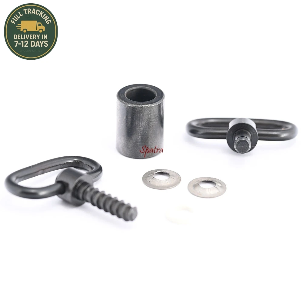 Correa de hombro Sparta de 1 pulgada, conectores giratorios con bucles de acero azul, Hardware de montaje Universal resistente para bolsos y equipos al aire libre - imagen 4