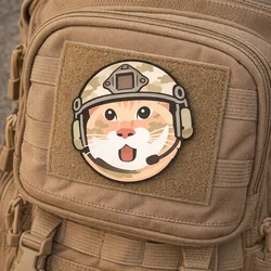 Parche Hakimi gato casco camuflaje táctico – Mochila y ropa