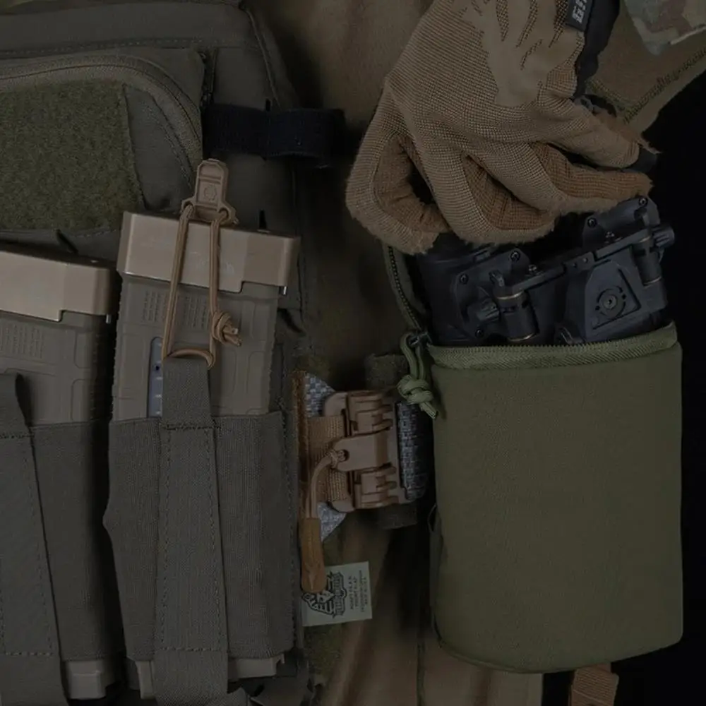 Ferro NVG bolsa táctica acolchada MOLLE para gafas nocturnas - imagen 5