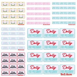 Parche de dibujos animados para planchar en la ropa, parches termoadhesivos, parche bordado de simulación de Doctor para decoración de ropa, 10 unids/lote