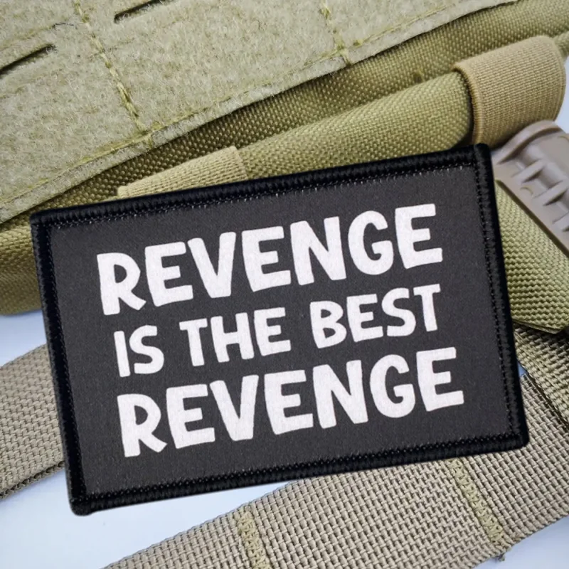Parche de impresión llamativo atrevido, chaleco táctico, gancho y bucle, sombrero, insignia de moral, mochila, pegatinas decorativas, parches para brazalete para ropa - imagen 4