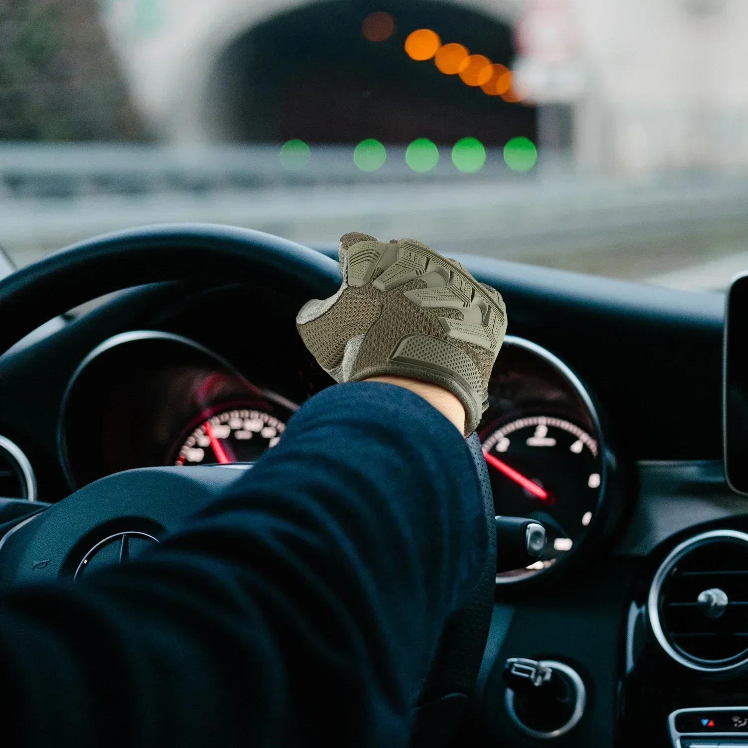 Guante sin dedos, guantes de medio dedo, mitones tácticos transpirables SWAT Airsoft, bicicleta, tiro al aire libre, senderismo, conducción, nuevo - imagen 3