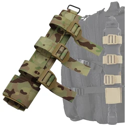 Adaptador táctico Molle para cuchillo Shealth, portador de herramientas, linterna, soporte de funda K, accesorio para mochila, chaleco de caza