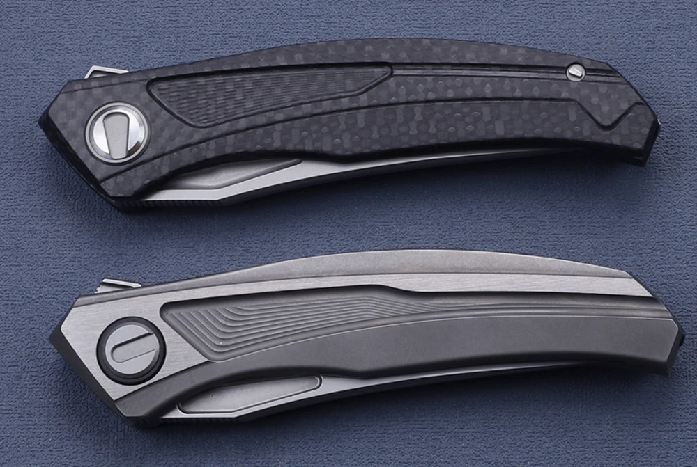 Cuchillo plegable WUBU con hoja VG10 y mango TC4
